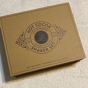 Hot Cocoa Shaker Set with Sticks